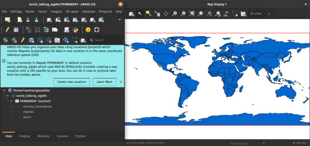 grassgis Interface