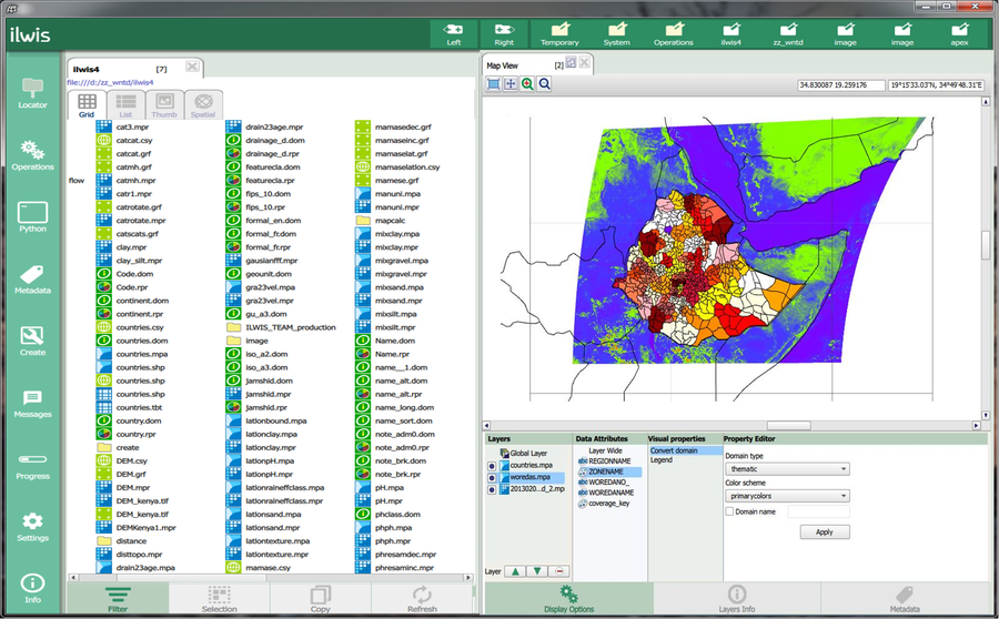 ilwis interface