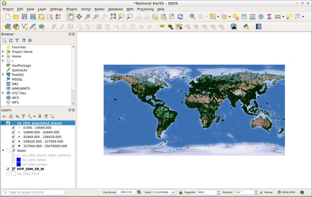 Q-gis Interface